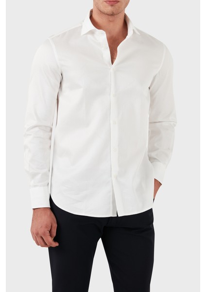 Pamuklu Regular Fit Gömlek Erkek Gömlek 6D1C86 1nıuz F120