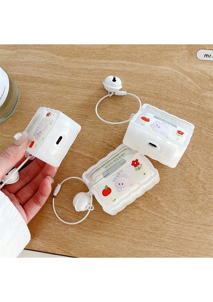 Apple Airpods için Pro Tavşan Tam Koruyucu Yumuşak Tpu Damla Geçirmez Çan Kolye İle Kulaklık Kılıfı (Yurt Dışından) fiyatları
