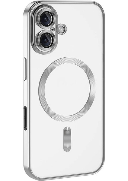 Iphone 16 Kılıf Kamera Lens Korumalı Wireless Şarj Destekli Demre Kapak Kcr