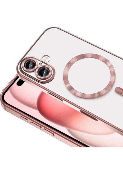 Iphone 16 Kılıf Kamera Lens Korumalı Wireless Şarj Destekli Demre Kapak Kcr
