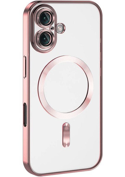 Iphone 16 Kılıf Kamera Lens Korumalı Wireless Şarj Destekli Demre Kapak Kcr