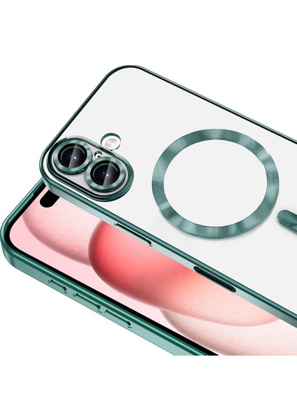 Iphone 16 Kılıf Kamera Lens Korumalı Wireless Şarj Destekli Demre Kapak Kcr