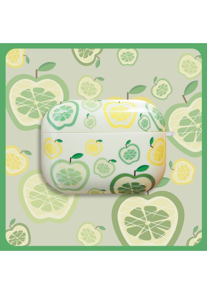 Apple Airpods Pro için Şık Desen Imd Koruyucu Darbeye Dayanıklı Tpu Apple Limon Kulaklık Kılıfı (Yurt Dışından) fiyatları