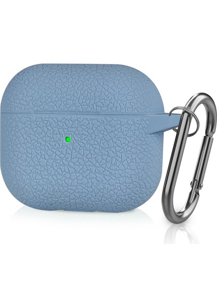 Litchi Doku Silikon Toz Geçirmez Apple Airpods için Anti Kayıp Kanca İle 3 Kulaklık Kılıfı (Yurt Dışından)