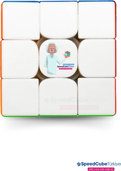 Genius 3x3 Profesyonel Manyetik Mıknatıslı Rubik Küp Akıl Küpü Zeka Küpü Speedcube Eğitici