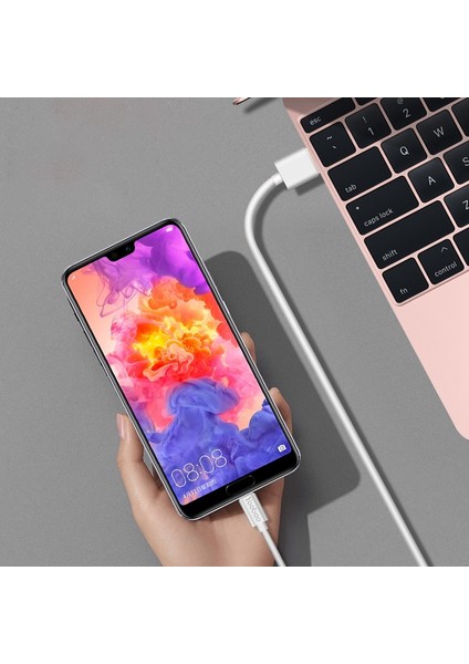 iPhone 15 Serisi Için 1.2 M 5A Yüksek Akım Hızlı Şarj Veri Kablosu Usb-A-Tip-C Tpe Yuvarlak Tel (Yurt Dışından)