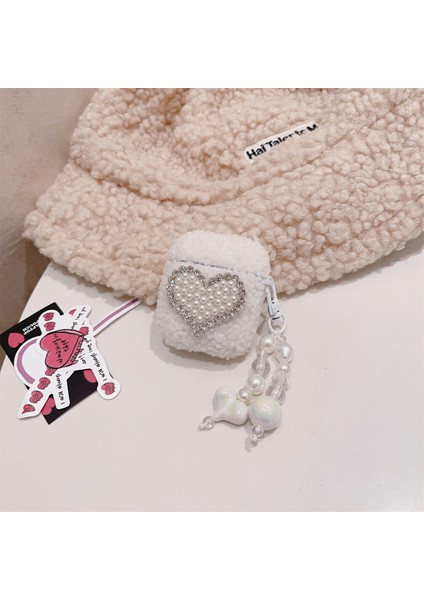 Apple Airpods için Ile 2016 2019 Kablosuz İle Airpods için Kolyeli 2019 Tpu Kürk Kabarık Kulaklık Kılıfı (Yurt Dışından) fiyatları