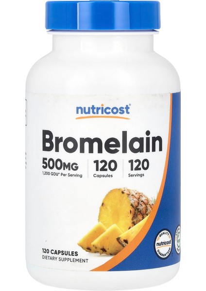 , Bromelain, 500 mg, 120 Capsules