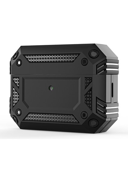 Airpods Pro 2 için Sert Pc + Tpu Cilt Darbeye Dayanıklı Çizilmeye Dayanıklı Kulaklık Kılıfı (Yurt Dışından)