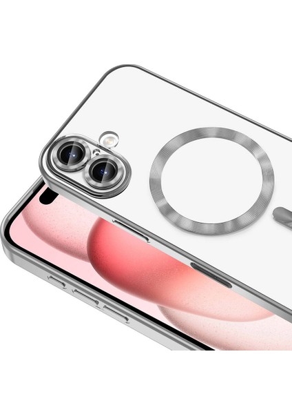 Iphone 16 Plus Kılıf Kamera Lens Korumalı Wireless Şarj Destekli Demre Kapak Kcr