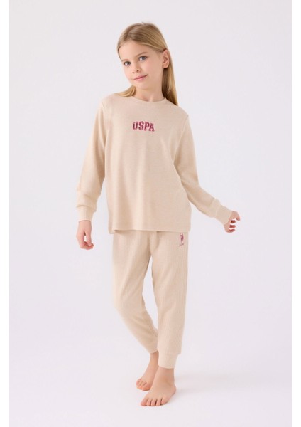 U.S. Polo Assn. 1987 Kız Çocuk Pijama Takım