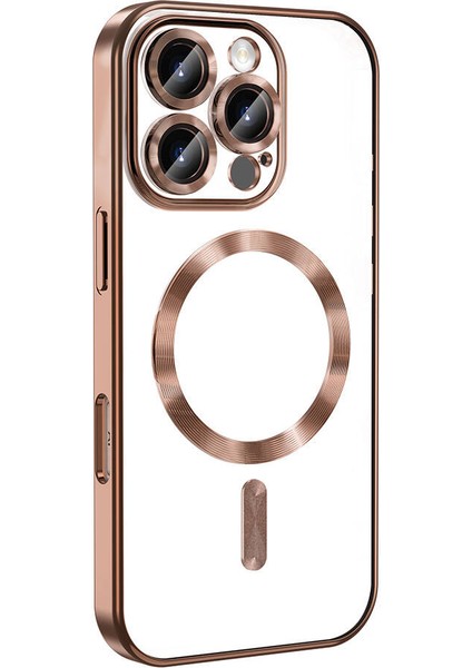 Iphone 16 Pro Max Kılıf Kamera Lens Korumalı Wireless Şarj Destekli Demre Kapak Kcr