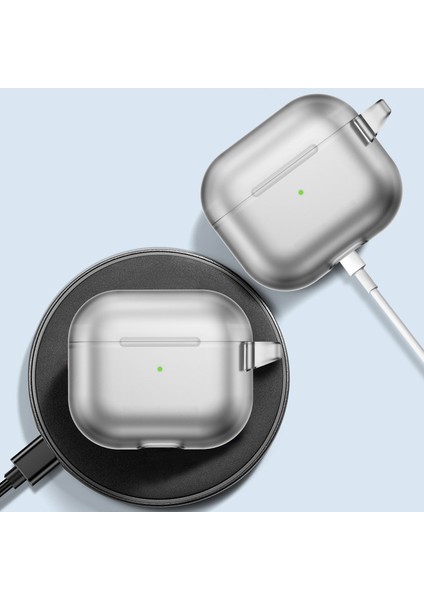 Airpods Pro 2 için Yumuşak Tpu tooth Cilt Dokunuşlu Yarı Saydam , Asılı Tokalı Şeffaf Kulaklık Kılıfı (Yurt Dışından) fiyatları