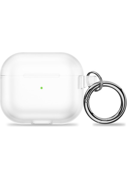 Airpods Pro 2 için Yumuşak Tpu Asılı Tokalı Şeffaf tooth Cilde Dokunuşlu Yarı Saydam Kulaklık Kılıfı (Yurt Dışından)