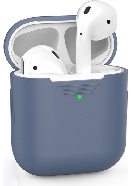 Airpods için Silikon 2016 2019 Kablosuz Airpods 2019 tooth Safir Kulaklık Kılıfı (Yurt Dışından)