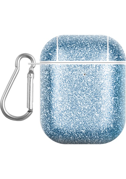 Apple Airpods için 2016 2019 Airpods Kablosuz 2019 Glıtter Tpu+Pu Kulaklık Kılıfı (Yurt Dışından)