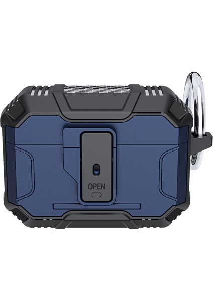 Apple Airpods Pro için Şarj Koruyucu Yumuşak Tpu+Pc Çizilmeye Dayanıklı Kulaklık Kılıfı (Yurt Dışından)