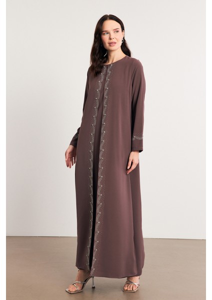 Lavin Büyük Beden Abiye - Vizon