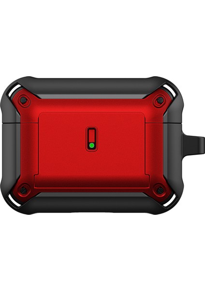 Apple Airpods Pro için Çift Renkli Koruyucu Kaydırarak Açılır Tpu+Pc Kulaklık Kılıfı (Yurt Dışından)