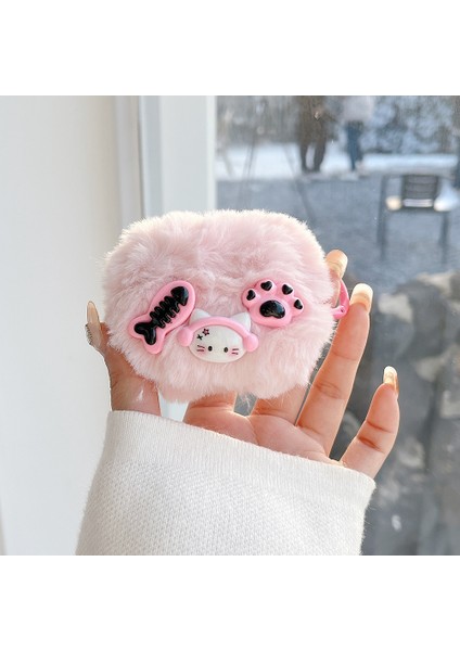 Apple Airpods 3 için tooth Koruma Karikatür Tam Peluş + Tpu Halka Tokalı Kulaklık Kılıfı (Yurt Dışından) fiyatları