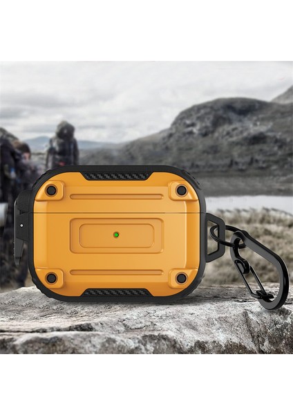 Airpods Pro 2 için Düşmeyi Önleyici Pc+Tpu Asılı Tokalı tooth Kulaklık Kılıfı (Yurt Dışından) fiyatları