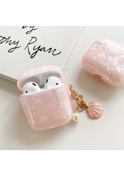 Apple Airpods için Şarj Lı 2016 2019 Kablosuz Şarj Lı Airpods 2019 Tpu Koruyucu Kabuk Kolyeli Şık Şarj Kulaklık Kılıfı (Yurt Dışından) fiyatları