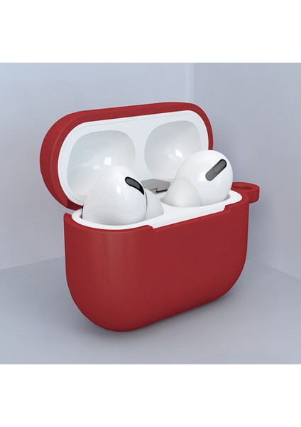 Apple Airpods 3 Red için tooth Koruyucu Silikon Karabina İle Kulaklık Kılıfı (Yurt Dışından) fiyatları