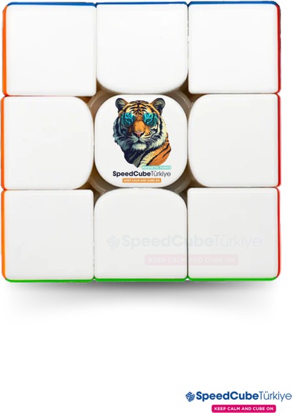 Champ Tiger 3x3 Profesyonel Manyetik Mıknatıslı Rubik Küp Akıl Küpü Zeka Küpü Speedcube Eğitici