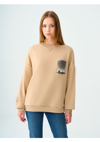 Oversize Kadın Sweatshirt