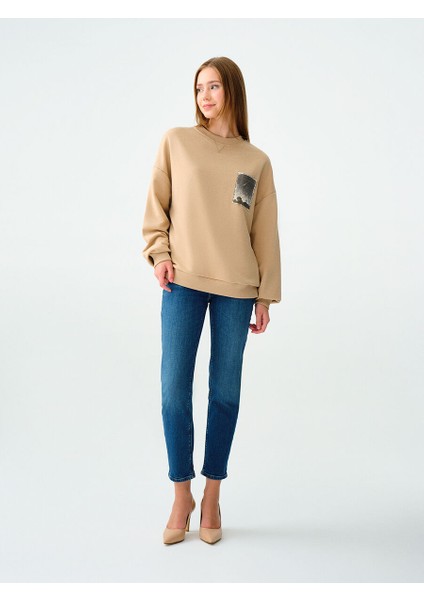 Oversize Kadın Sweatshirt