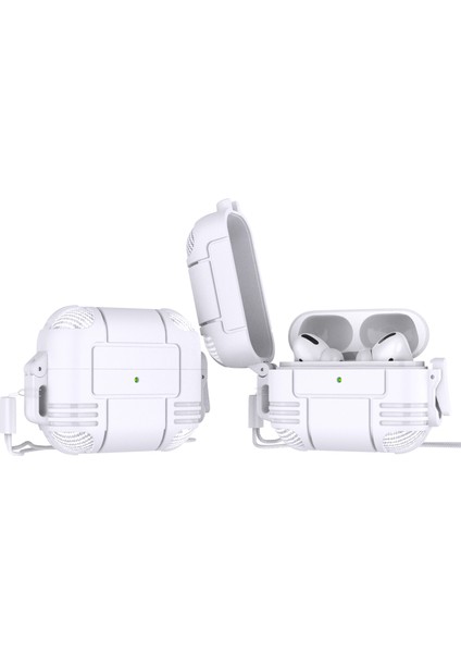 Airpods Pro için Şık tooth Tpu Anti Damla Koruyucu Kabuk Kulaklık Kılıfı (Yurt Dışından)