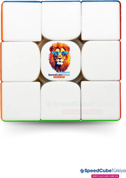 Lion King 3x3 Profesyonel Manyetik Mıknatıslı Rubik Küp Akıl Küpü Zeka Küpü Speedcube Eğitici