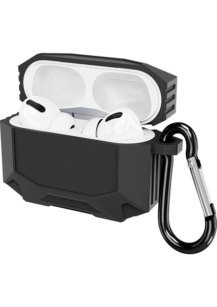 Düşmeye Dayanıklı Koruyucu Yumuşak Cilt Silikon Kutusu Desteği Kablosuz Şarj Durumda Airpods için Anti Kayıp Kulak Kancası İle Pro Ordu Kulaklık Kılıfı (Yurt Dışından) fiyatları