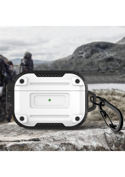 Airpods Pro 2 için Düşmeyi Önleyici Pc+Tpu Asılı Tokalı tooth Kulaklık Kılıfı (Yurt Dışından) fiyatları