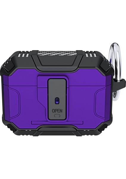 Kulakiçi Şarj Koruyucu Apple Airpods Pro Yumuşak Tpu + Pc Çizilmeye Dayanıklı Kulaklık Kılıfı (Yurt Dışından)