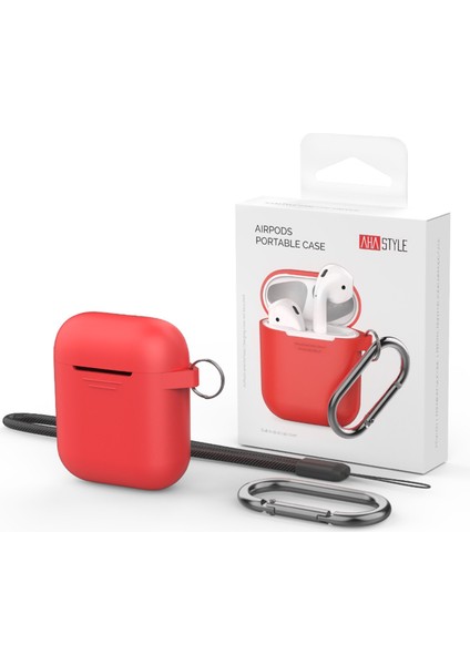 Airpods için 2016 2019 Kablosuz Airpods 2019 Toz Önleyici Fiş Tamlı Yumuşak Silikon Düşmeye Dayanıklı Kancalı Kulaklık Kılıfı (Yurt Dışından)