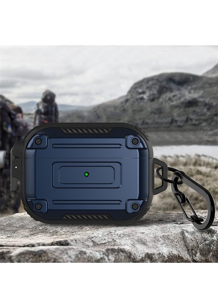 Airpods Pro 2 için Düşmeyi Önleyici Pc+Tpu Asılı Tokalı tooth Lacivert Kulaklık Kılıfı (Yurt Dışından) fiyatları