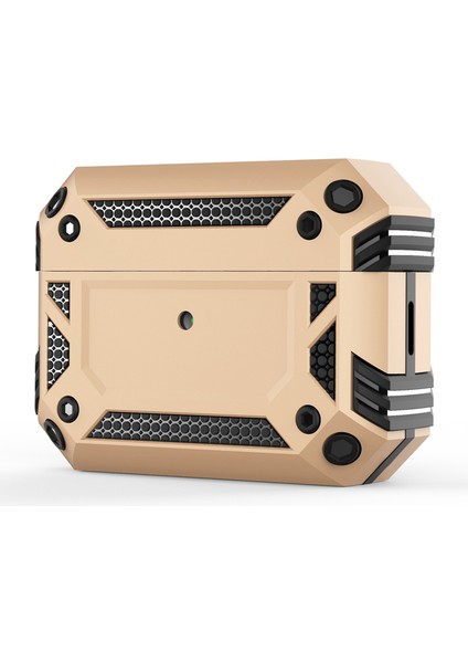 Airpods Pro 2 için Sert Pc + Tpu Cilt Darbeye Dayanıklı Çizilmeye Dayanıklı Karabina Kulaklık Kılıfı (Yurt Dışından)