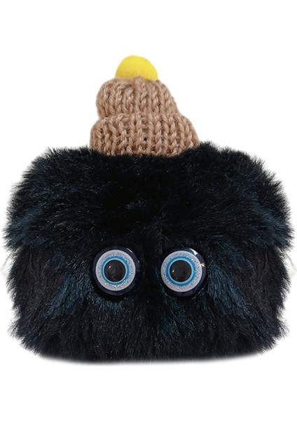 Apple Airpods Pro 2 Küçük Şeytan Yumuşak Kürk Kabarık Tokalı Şapkalı Kulaklık Kılıfı (Yurt Dışından)