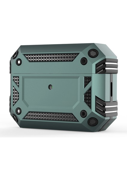 Airpods Pro 2 için Sert Pc + Tpu Cilt Darbeye Dayanıklı Çizilmeye Dayanıklı Karabina Kulaklık Kılıfı (Yurt Dışından)