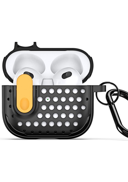 Apple Airpods Pro Kilitli Tam Koruyucu Kabuk + Kulaklık Kılıfı (Yurt Dışından)