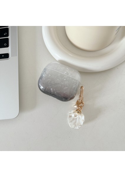 Apple Airpods Pro için , Degrade Kabuk Tahıl Tpu Koruyucu , Kabuk Şekli Kolye Kulaklık Kılıfı (Yurt Dışından) fiyatları