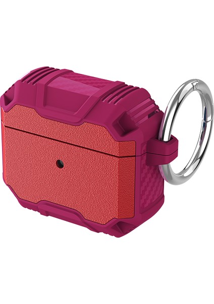 Apple Airpods 3 için tooth Kutusu Pc + Tpu Çift Katmanlı Anti Damla Koruyucu Anahtarlık Gül Kulaklık Kılıfı (Yurt Dışından)