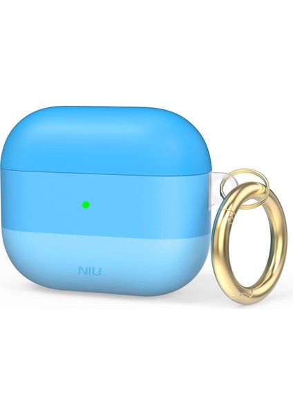 Apple Airpods için 3 Imd Degrade Renk Damla Geçirmez Bölünebilir tooth Tpu Koruyucu Degrade Kulaklık Kılıfı (Yurt Dışından)