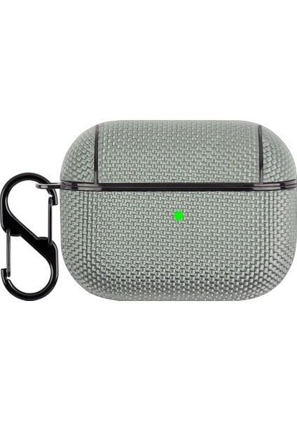 Airpods Pro için Pc+Kumaş tooth Koruma Tokalı Kulaklık Kılıfı (Yurt Dışından)