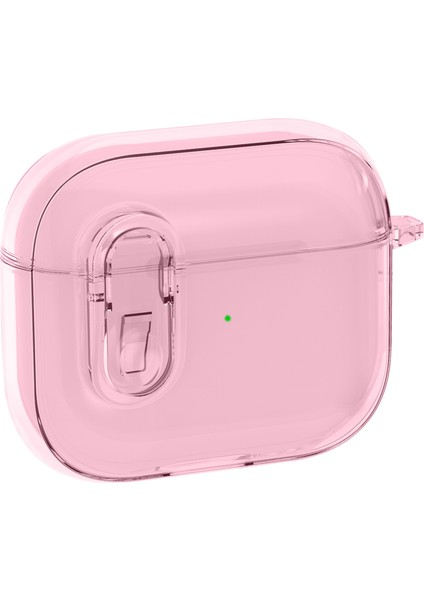Apple Airpods 3 için Pc + Tpu Anti Damla Şeffaf Asılı Toka Ile Kulaklık Kılıfı (Yurt Dışından)