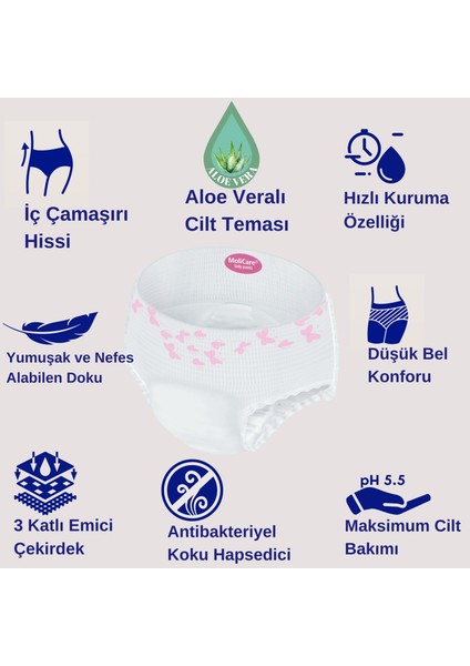 Hartmann Emici Külot Lohusa Pedi Aloe Veralı Medium Beden 8 Adet fiyatları