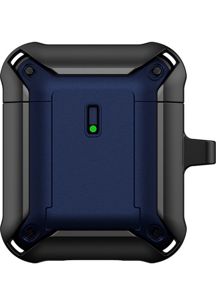 Apple Airpods için 2016 2019 Airpods Kablosuz 2019 Çıft Renkli Koruyucu Kaydırarak Açılan Tpu+Pc Kulaklık Kılıfı (Yurt Dışından)