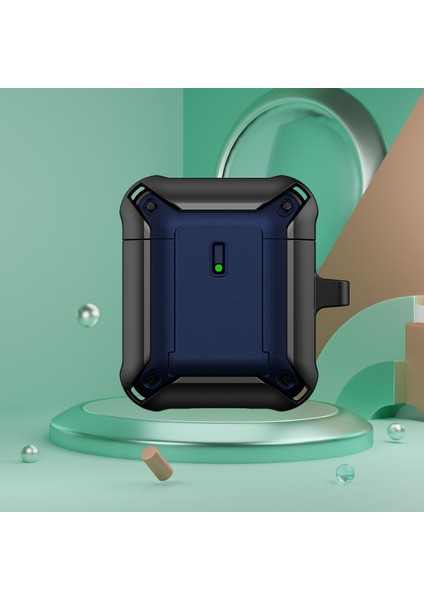 Apple Airpods için 2016 2019 Airpods Kablosuz 2019 Çıft Renkli Koruyucu Kaydırarak Açılan Tpu+Pc Kulaklık Kılıfı (Yurt Dışından) fiyatları