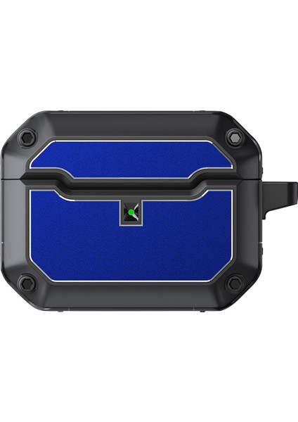 Apple Airpods Pro için Taşıma Çantası Çizilmeye Dayanıklı Tpu+Donanım Anahtarlıklı Kulaklık Kılıfı (Yurt Dışından)